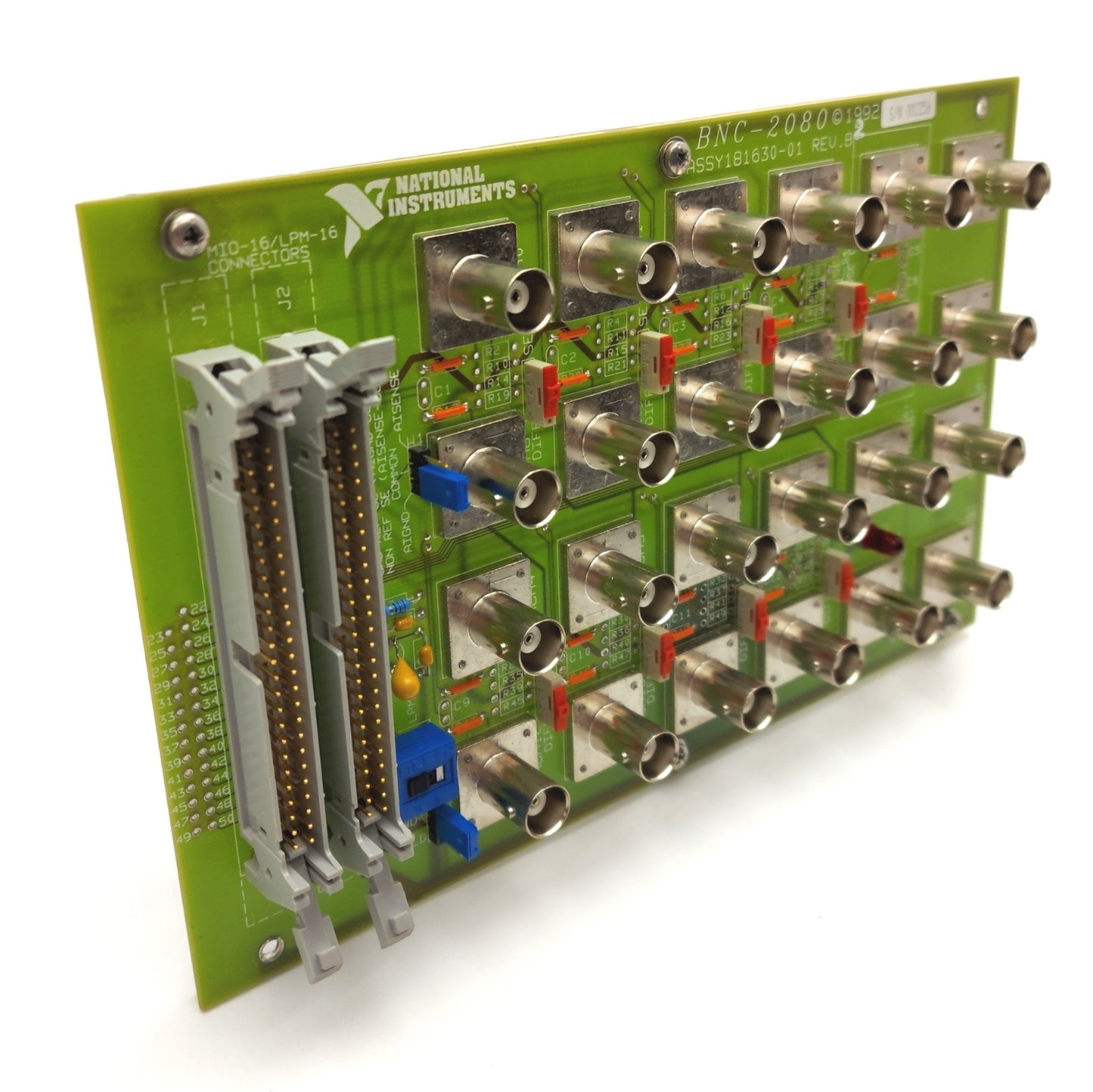 Used National Instruments BNC-2080 Analog Break Out Board, 24x Female BNC, 2x IDC50