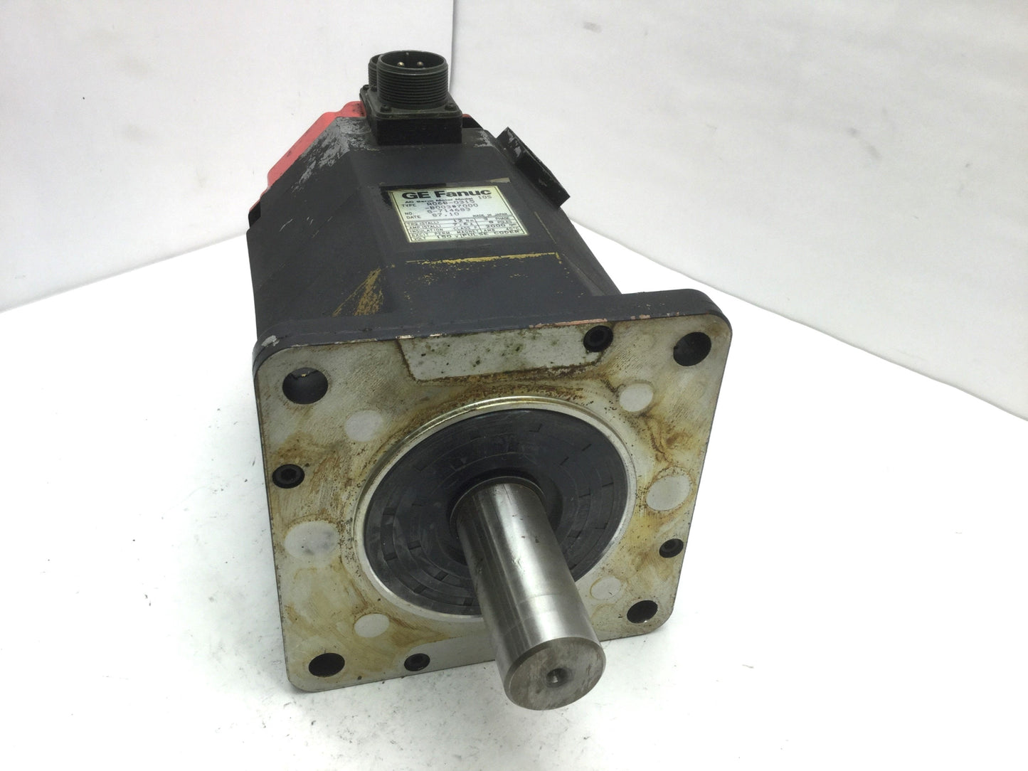 Used Fanuc A06B-0315-B003 AC Servo Motor 10S 150V 12Nm 7.6A 3Phase 8 Pole 2000RPM