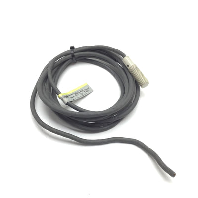 Used Omron E2F-X1R5F1 Inductive Proximity Sensor, Range: 1.5mm, Voltage: 12-24VDC