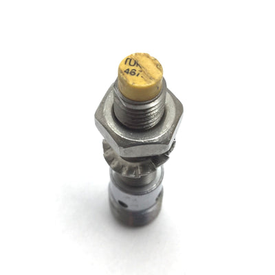 Used Turck 46722 Inductive Proximity Sensor, 3mm, 10-30VDC, M8, M12 4-Pin, With Cable