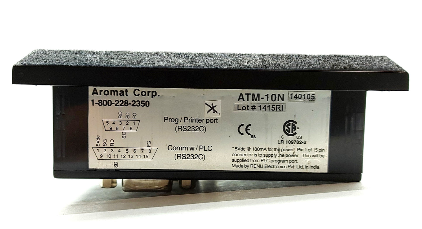 Used Aromat Matsushita ATM-10N Intelligent Operator Panel, Keypad, LCD Display, 5VDC