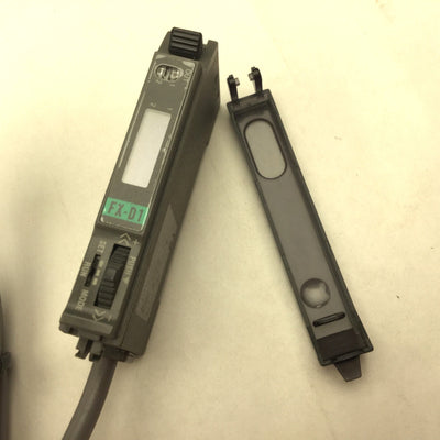 Used SunX FX-D1 Digital Setting Fiber Sensor, Emitting Element: Red LED, NPN Output