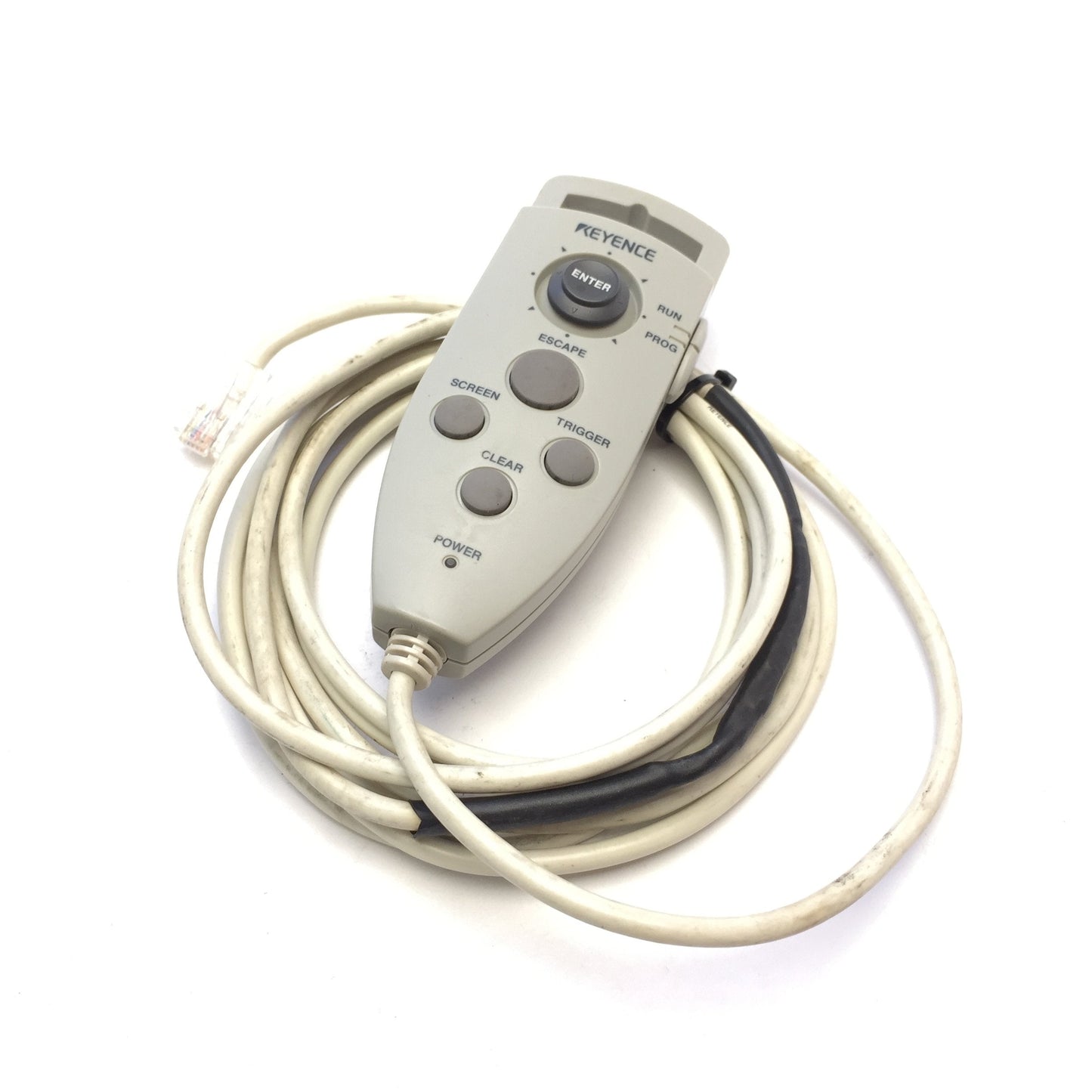 Used Keyence OP-30938 Remote Controller Pendant, For CV100 CV300 CV500 CV700 PLC