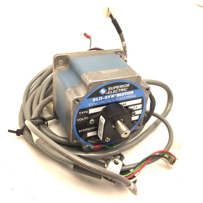 Used Superior Electric KLM091F13E Slo-Syn Stepper Motor, 200RPM, 6.6A, 1.26VDC