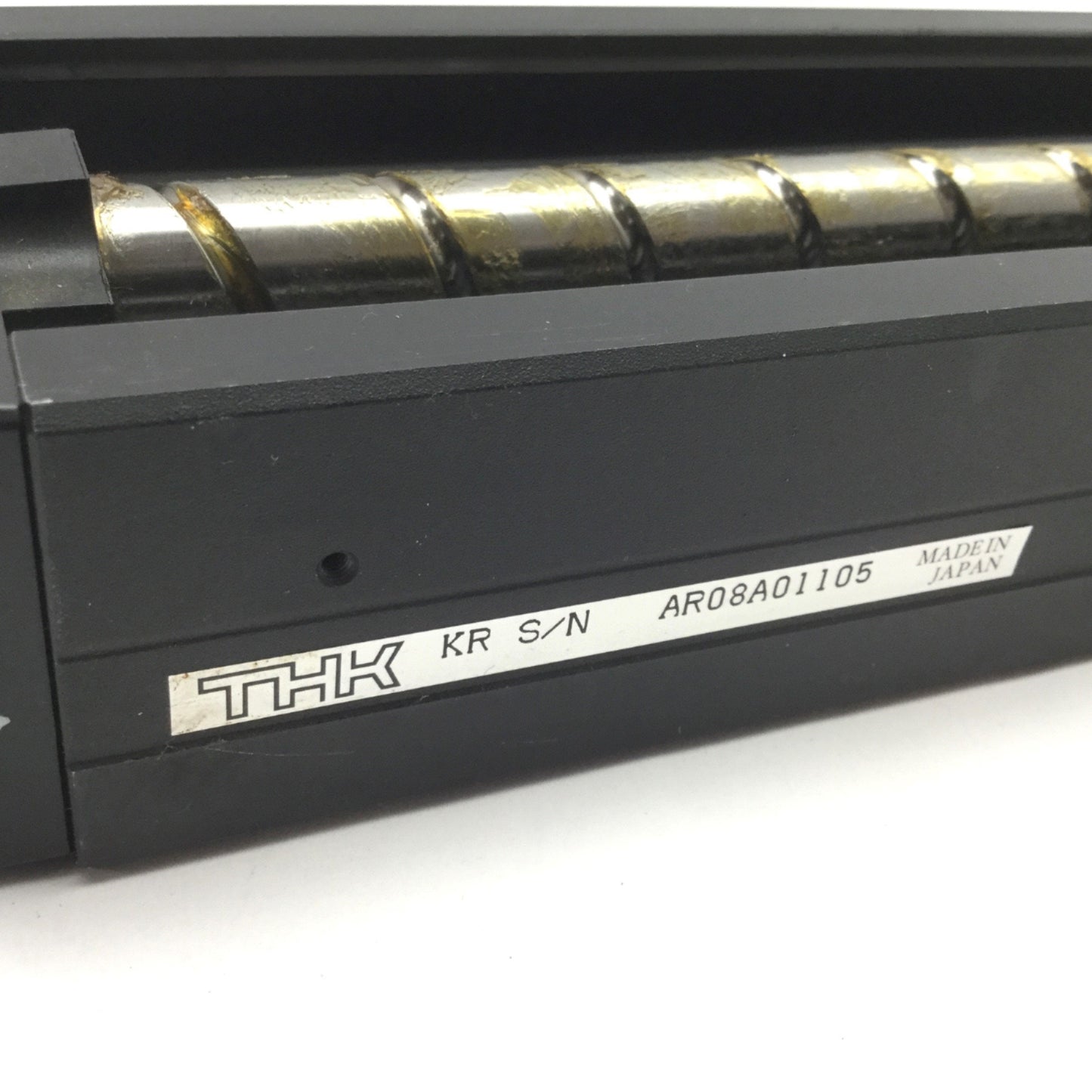 Used THK KR4620A-0290P Ball Screw Linear Actuator, 290mm Travel, 20mm Lead, 8mm Shaft