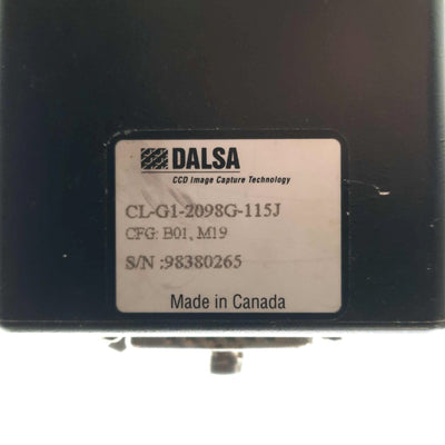 Used DALSA CL-G1-2098G-115J CFG: B01, M19 High Speed Tri-Line Scan Camera