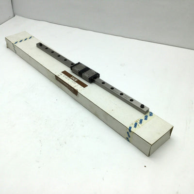 New IKO LWL12C2 350mm Linear Rail, With 2 Slides, 12mm Rail Width, 8mm Rail Height