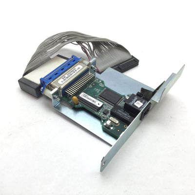 Used Zebra 34011 Rev 2 Ethernet Interface Network Card, For 140xiIII Printers