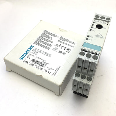 Used Siemens 3RK1200-0CE00-0AA2 AS-i Interface I/O Module, 4 Inputs, 24VDC, 50mA