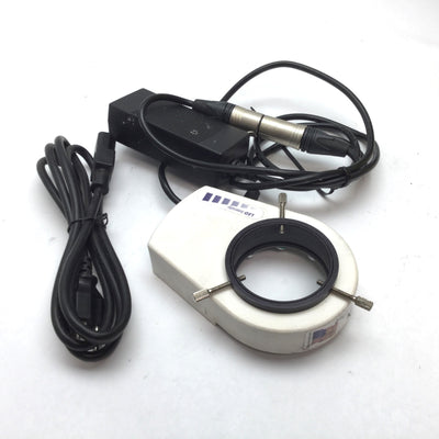 Used Micro-Lite LV2000 LED Microscope Ring Illuminator, 2.35", 6000k, 100-240VAC