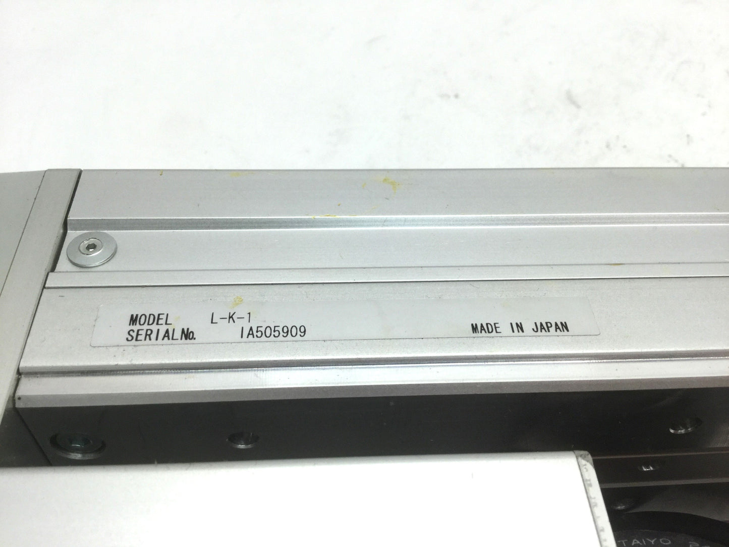 Used IAI L-K-1 ROBO Cylinder Linear Ball Screw Actuator Travel: 400mm, Lead: 6mm