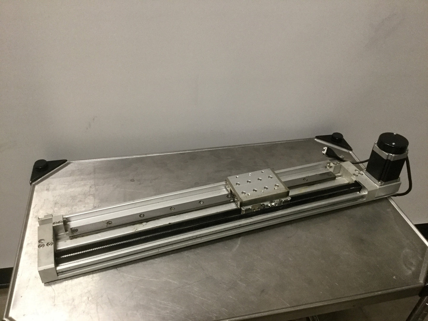 Used SMC E-MY2H25-450TAN Electric Belt Actuator, Stroke: 450mm, Power: 24VDC 2.5A