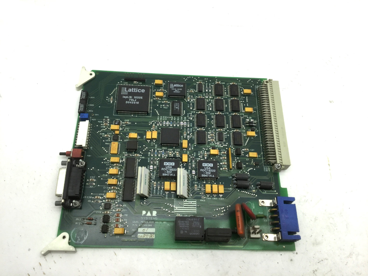 Used Par Systems 07248300 Dual Resolver Axis BD Revision 1