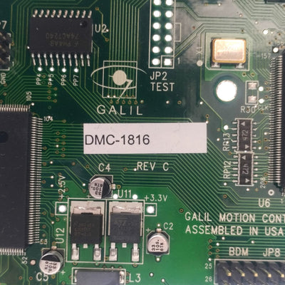 Used GALIL DMC-1816 Single Axis Servo Controller Card, PCI, 100-Pin SCSI, 8x I/O