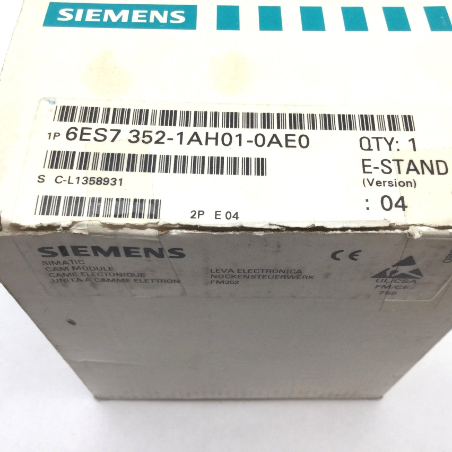 New Other Siemens 6ES7352-1AH01-0AE0 SIMATIC CAM Control Module, 4x Inputs, 12x Outputs