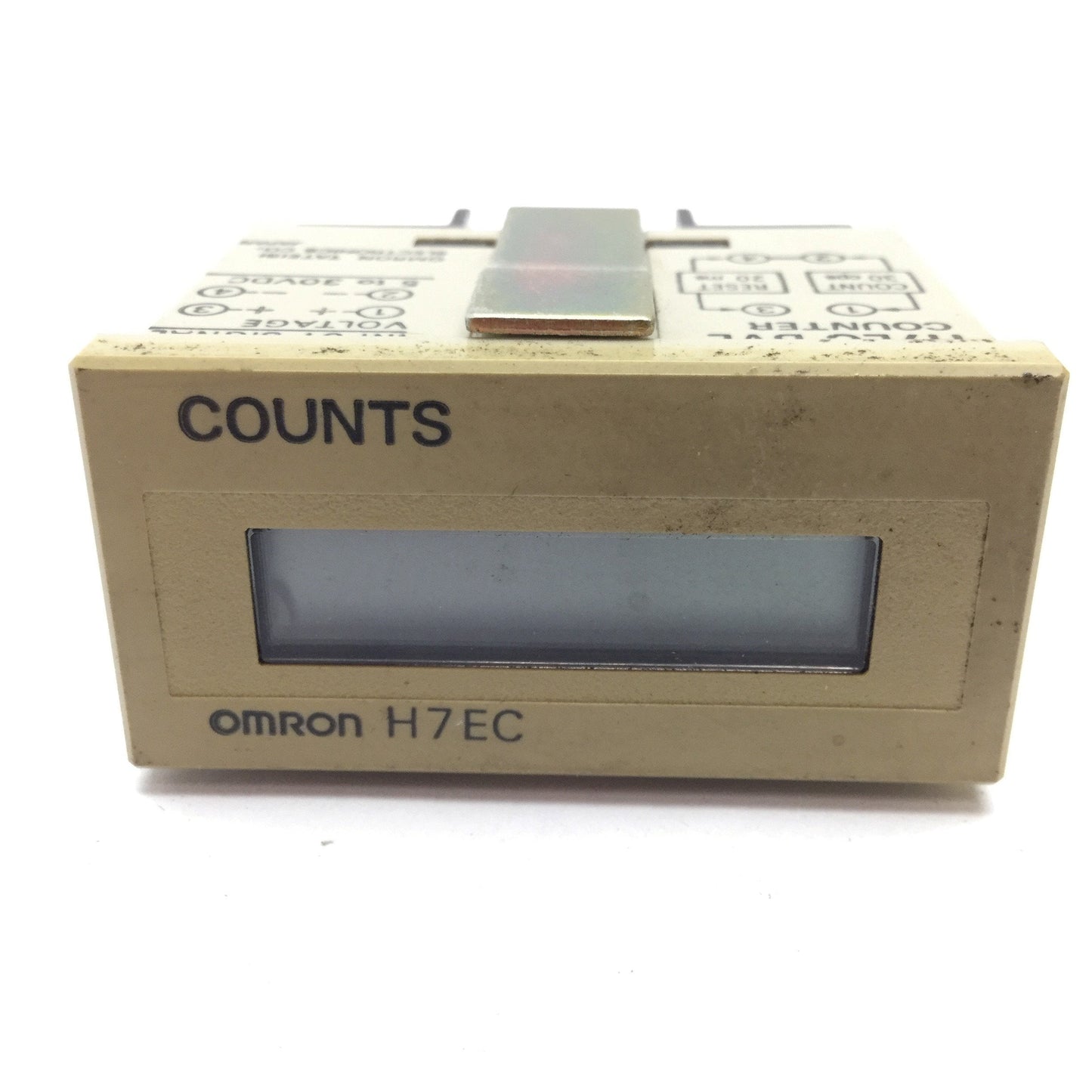 Used Omron H7EC-BVL Digital Counter, 7-Digit, Input: 5-30VDC, Speed: 30c/s