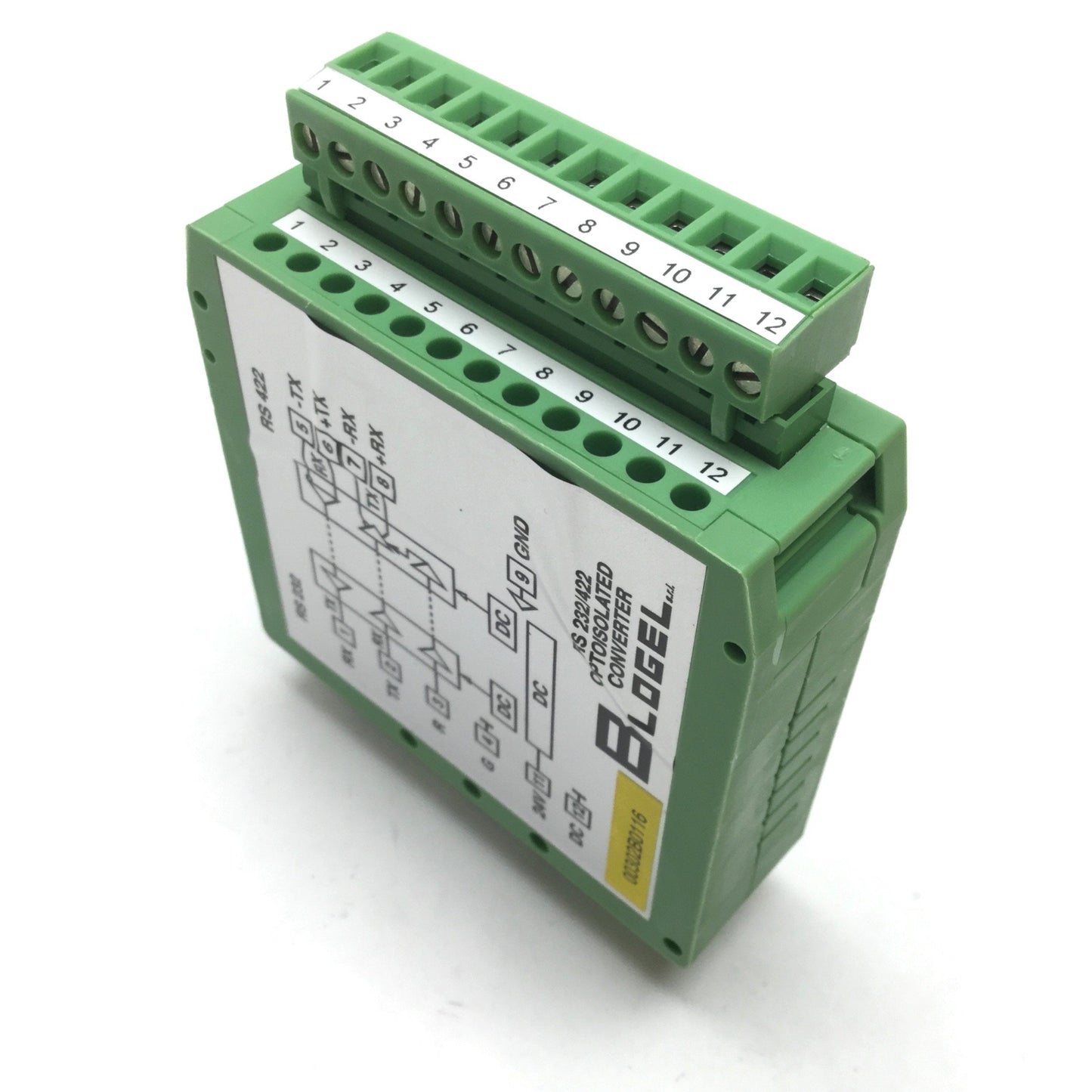 New Other Logel Optoisolated Converter, RS232 to RS422, Supply: 24VDC, DIN Rail Mount