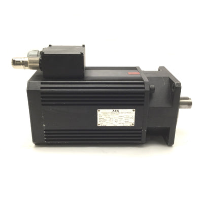 Used AEG MS54C-10D0-000 Permanent Magnet AC Servo Motor, 330VAC, 3.5kW 3000RPM, IP64