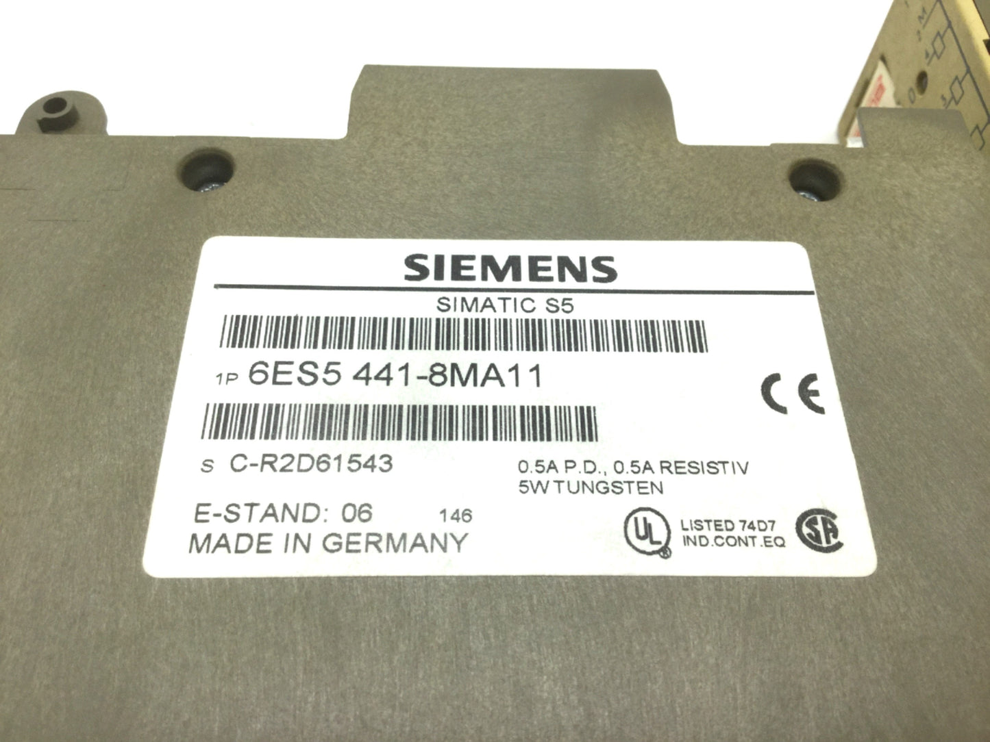 Used Lot of 2 Siemens 6ES5 441-8MA11 PLC Digital Output Module 8 Point 24VDC