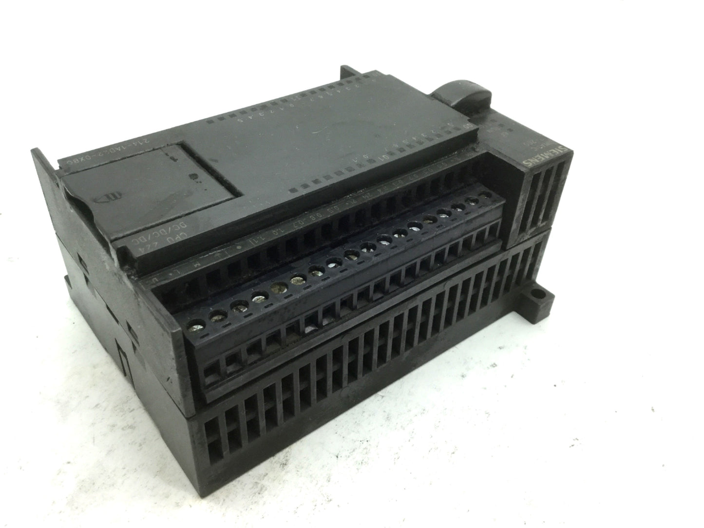 Used Siemens 6ES7 214-1AD22-0XB0 PLC Controller Processor 24VDC, Analog IN: 28 OUT: 7