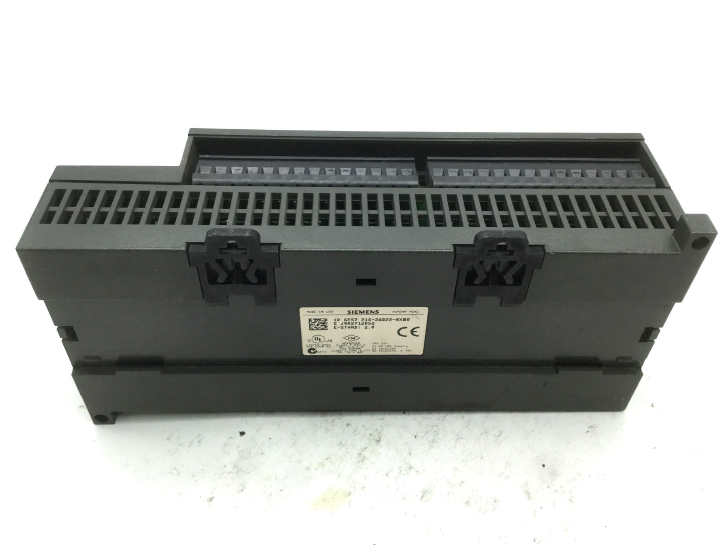 Used Siemens 6ES7 216-2AD22-0XB0 PLC Controller Processor 24VDC, Digital In 24 Out 16