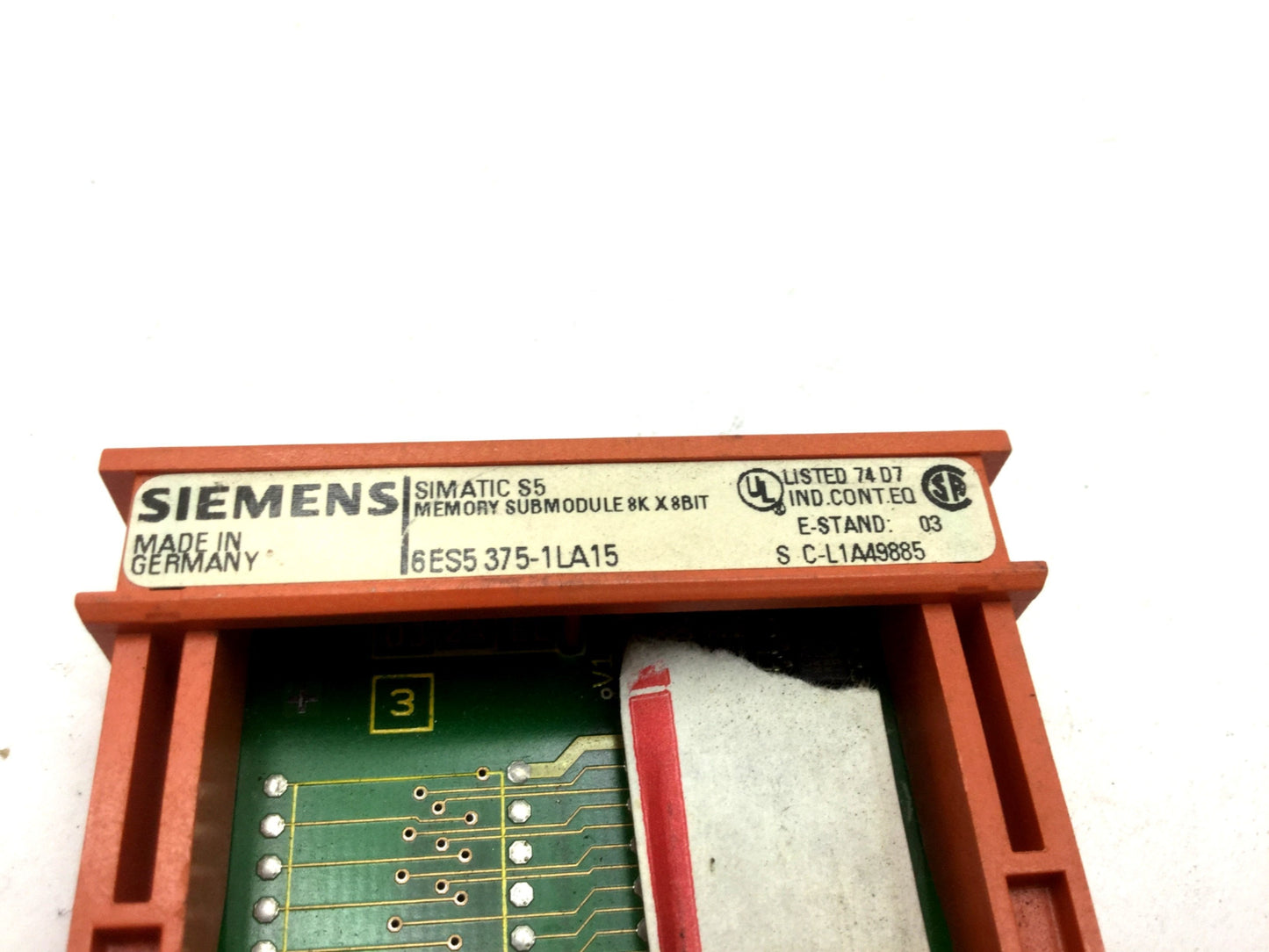 Used Siemens Simatic 6ES5 375-1LA15 Memory Submodule, 8K x 8 Bit EPROM