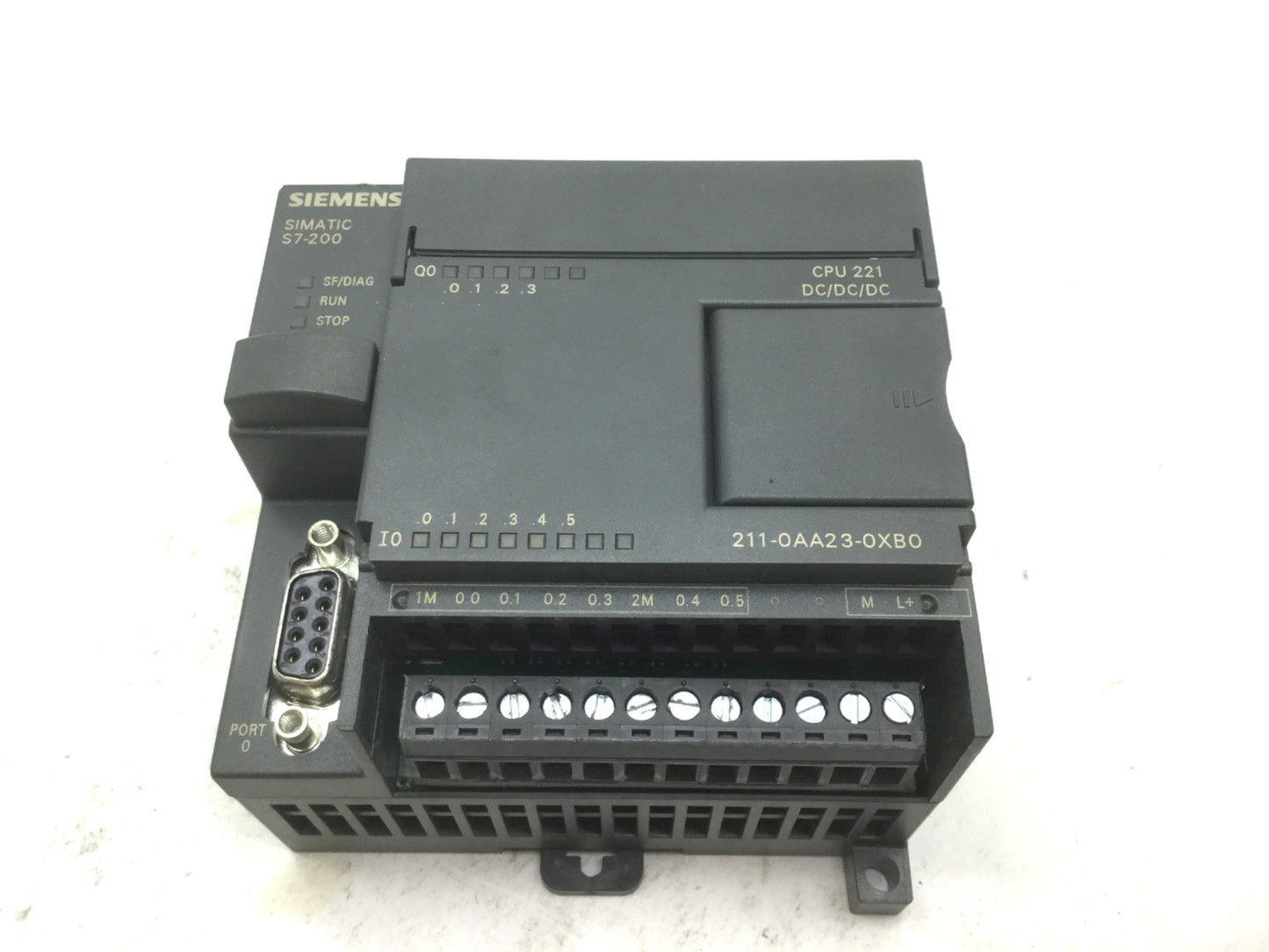 Used Siemens 6ES7 211-0AA23-0XB0 SIMATIC PLC CPU I/O Module 6x Input 4x Output