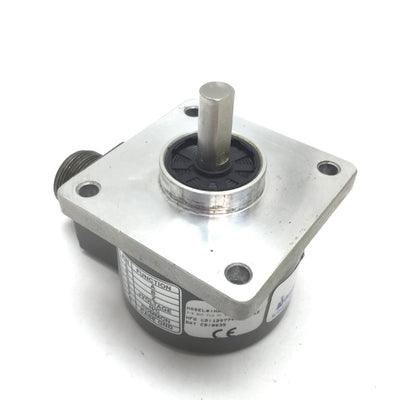 Used Dynapar HA62509000101 Encoder, 900PPR, 5-26VDC, 3/8" Shaft, 7-Pin Connection