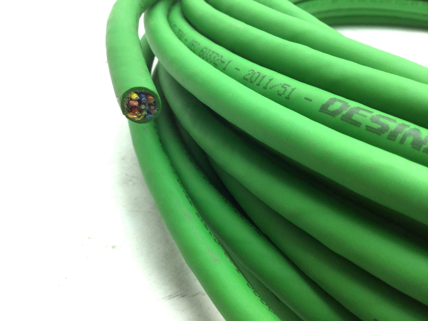 New Other TE.CO 14149H Drag Chain Resolver Cable 4x2x0,34+4x0,5 FT1 Green 25m