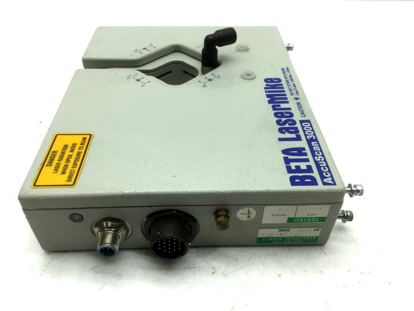 Used BETA Lasermike GA1530-7422-2/A Accuscan 3000 3010 Diameter Gauge 24VDC