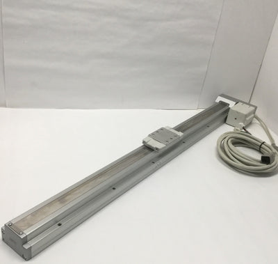 Used SMC LEFS32LB-700-R5C918 Step Motor Ball Screw Linear Actuator Positioner 700mm