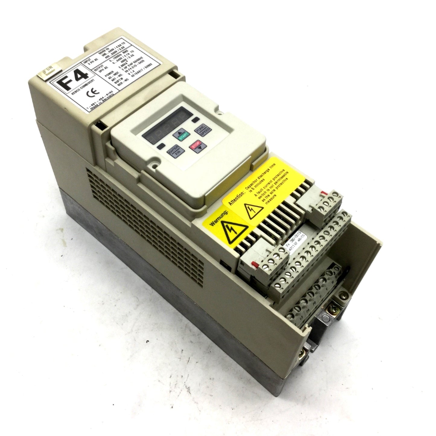 Used Keb F4 Combivert 09.F4.C1D-3420 Ver 1.4 Inverter Drive 0-1600Hz 3Ph 440V