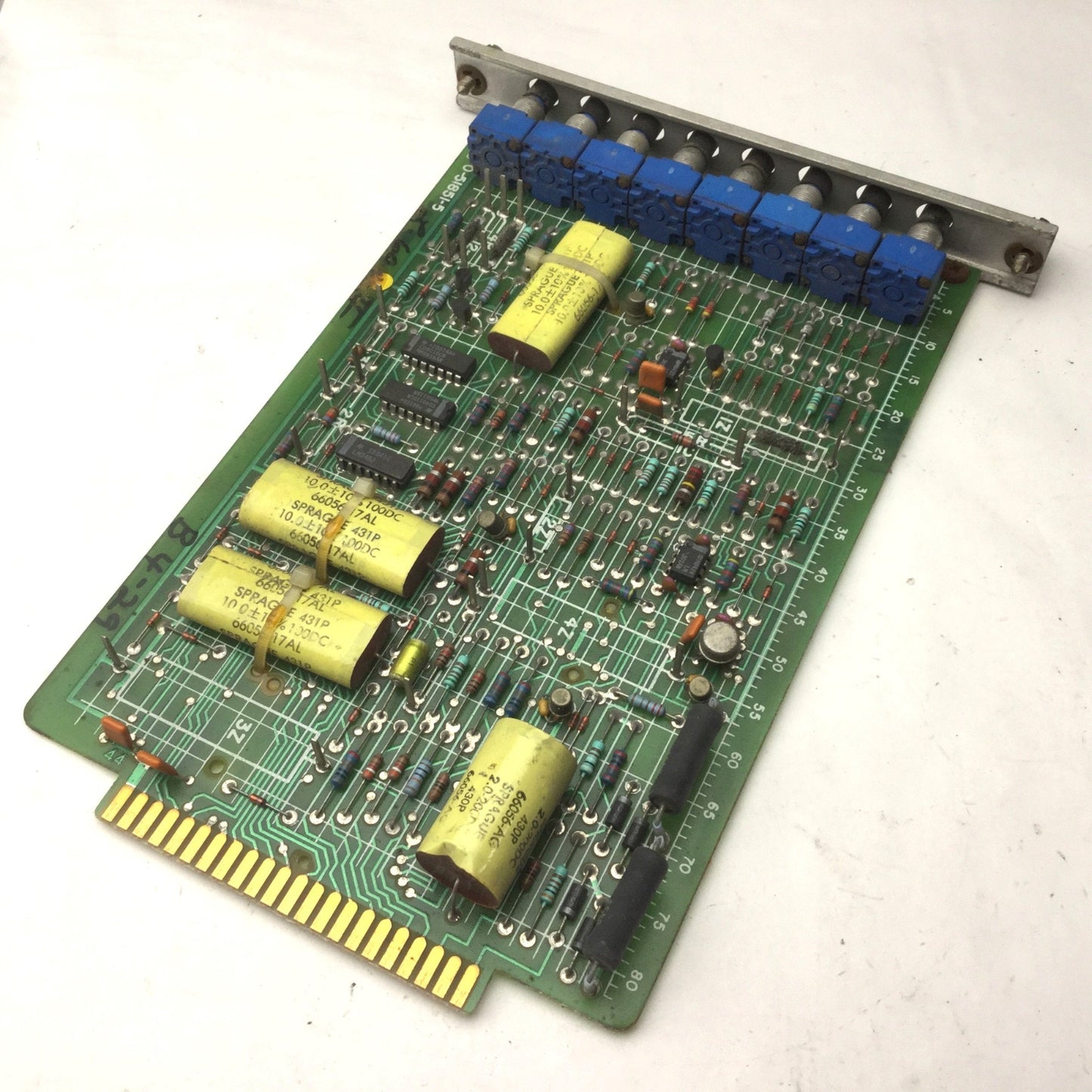 Used Reliance 0-51851-5 PC Control Regulator Module Board, CRCF, 8 Dials