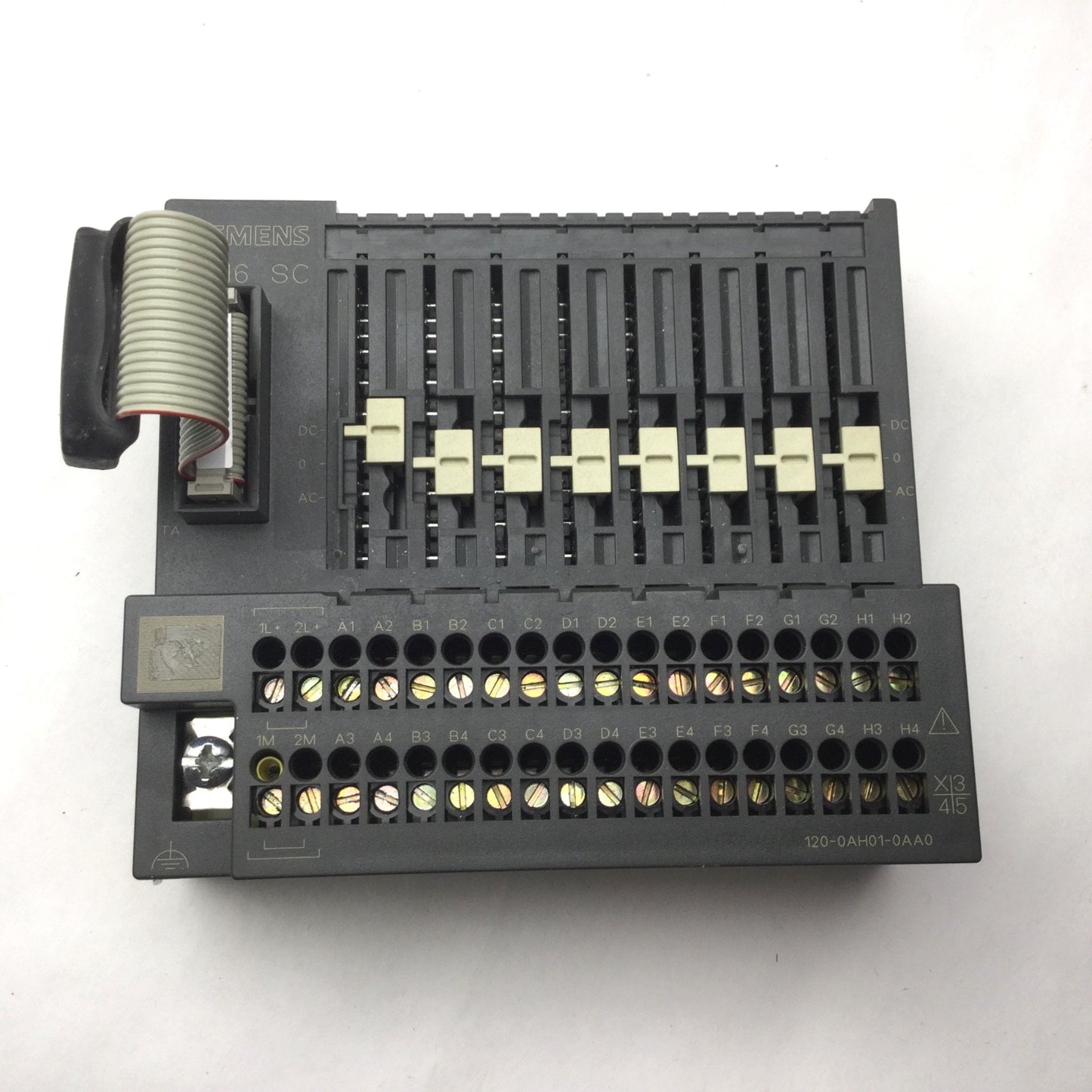 Used Siemens 6ES7120-0AH01-0AA0 Terminal Block, Simatic SC, Screw Type