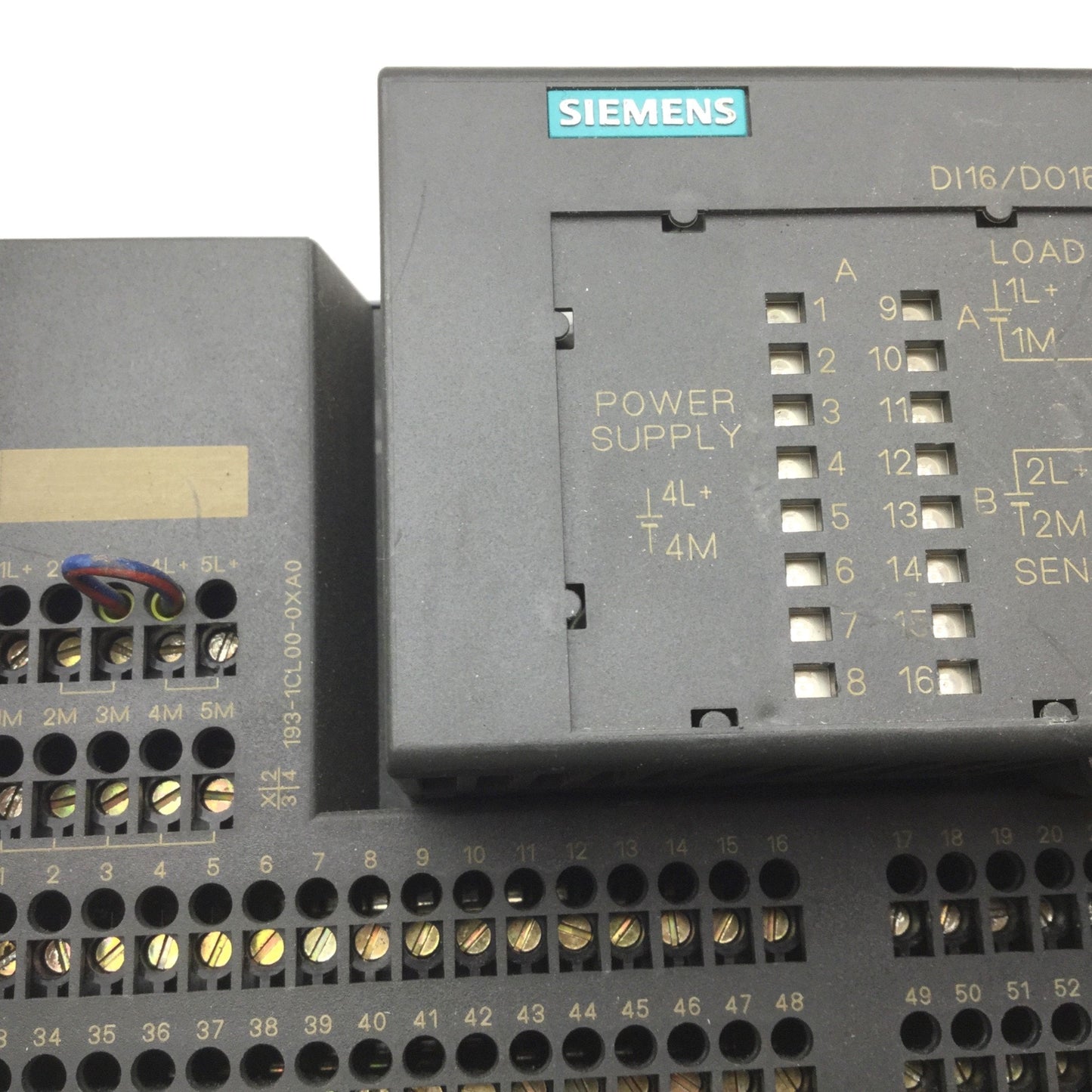 Used Siemens 6ES7 193-1CL00-0XA0 ET 200L Block Terminal 133-1BL00-0XB0 193-1FL30-0XA0