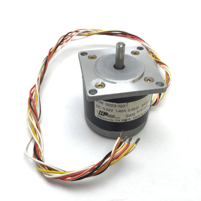 Used Applied Motion 5023-122 Stepper Motor, NEMA 23, 3.52VDC, 200 S/R, 0.25" Shaft