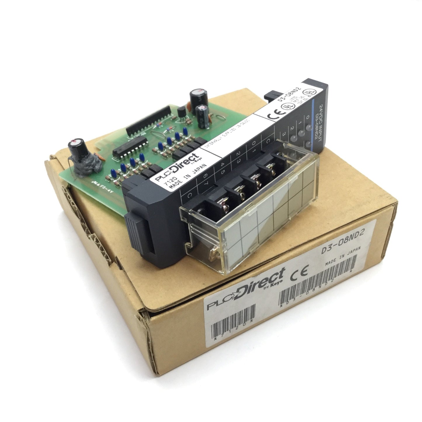 New Other PLC Direct D3-08ND2 PLC I/O Discrete Input Module Unit, 8-Point, 24VDC, Sourcing