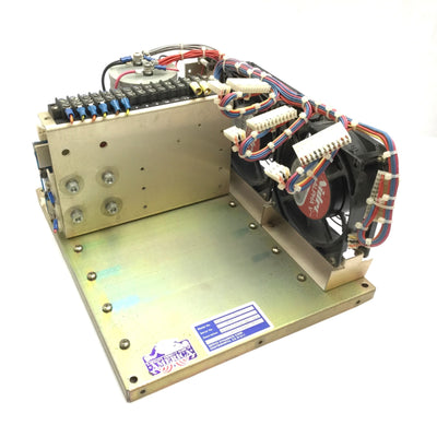 Used Servo Dynamics SD4-1015-101 Servo Amplifier Drive Board Chassis, 4-Axis 4-Slot