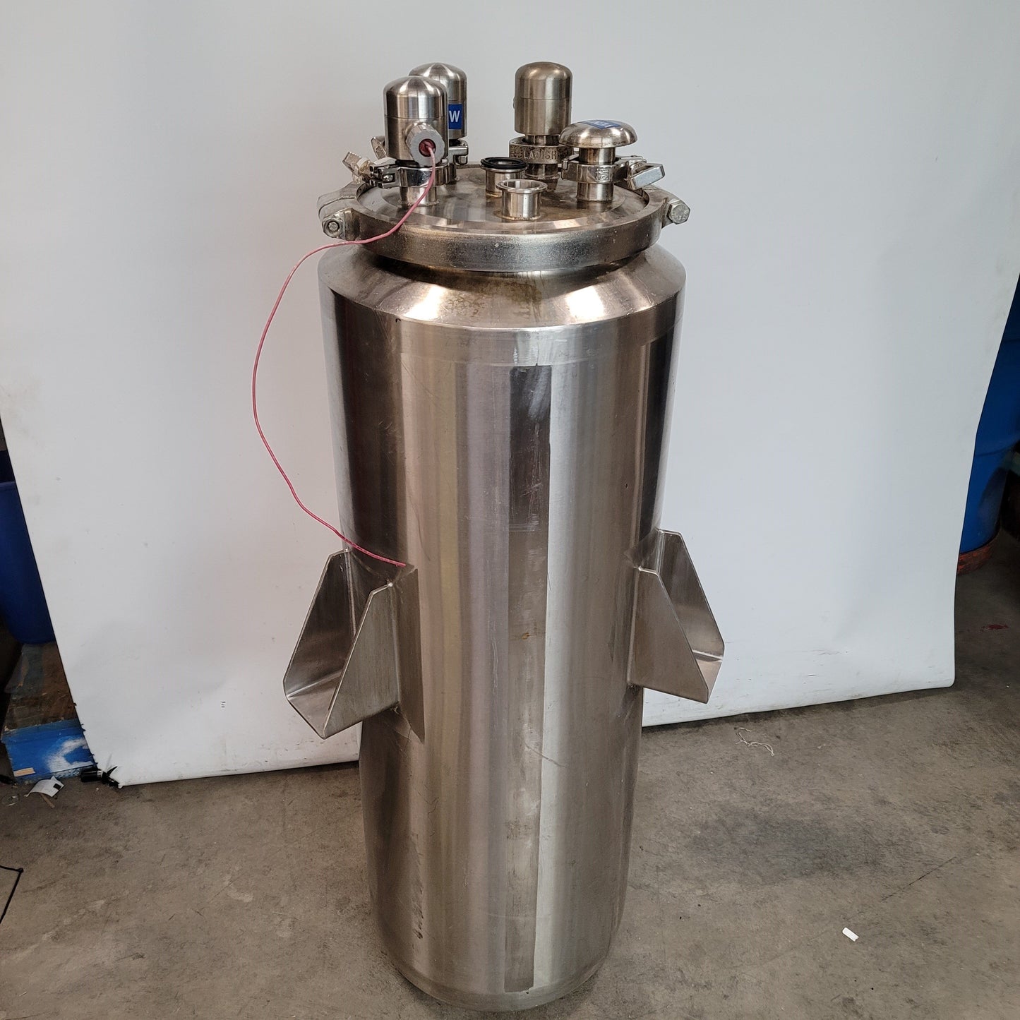 Used DCI INC 95PH5119D 20 Gallon Insulated Stainless Steel Vessel With Level Sensors