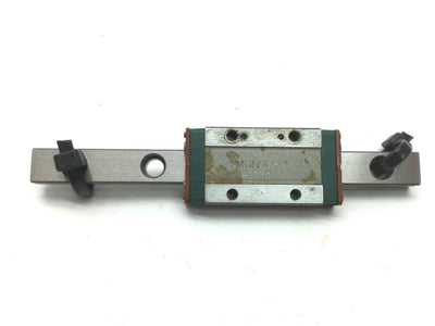 Used Hiwin Linear Guide Rail L: 100mm With MGN9HH Ball Bearing Carriage Block