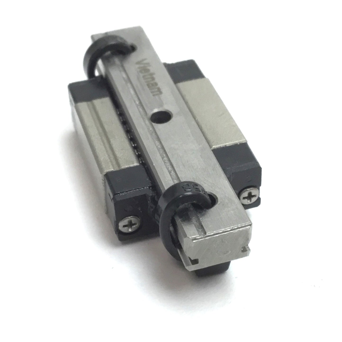 Used Misumi SSEBZ8 Miniature Linear Guide, Rail: 40mm, Slide: 17mm x 23mm