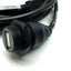 Used L-Com WPUSBAX-5M Panel Mount Type A Female to Male USB 2.0 Cable, 5M, Waterproof