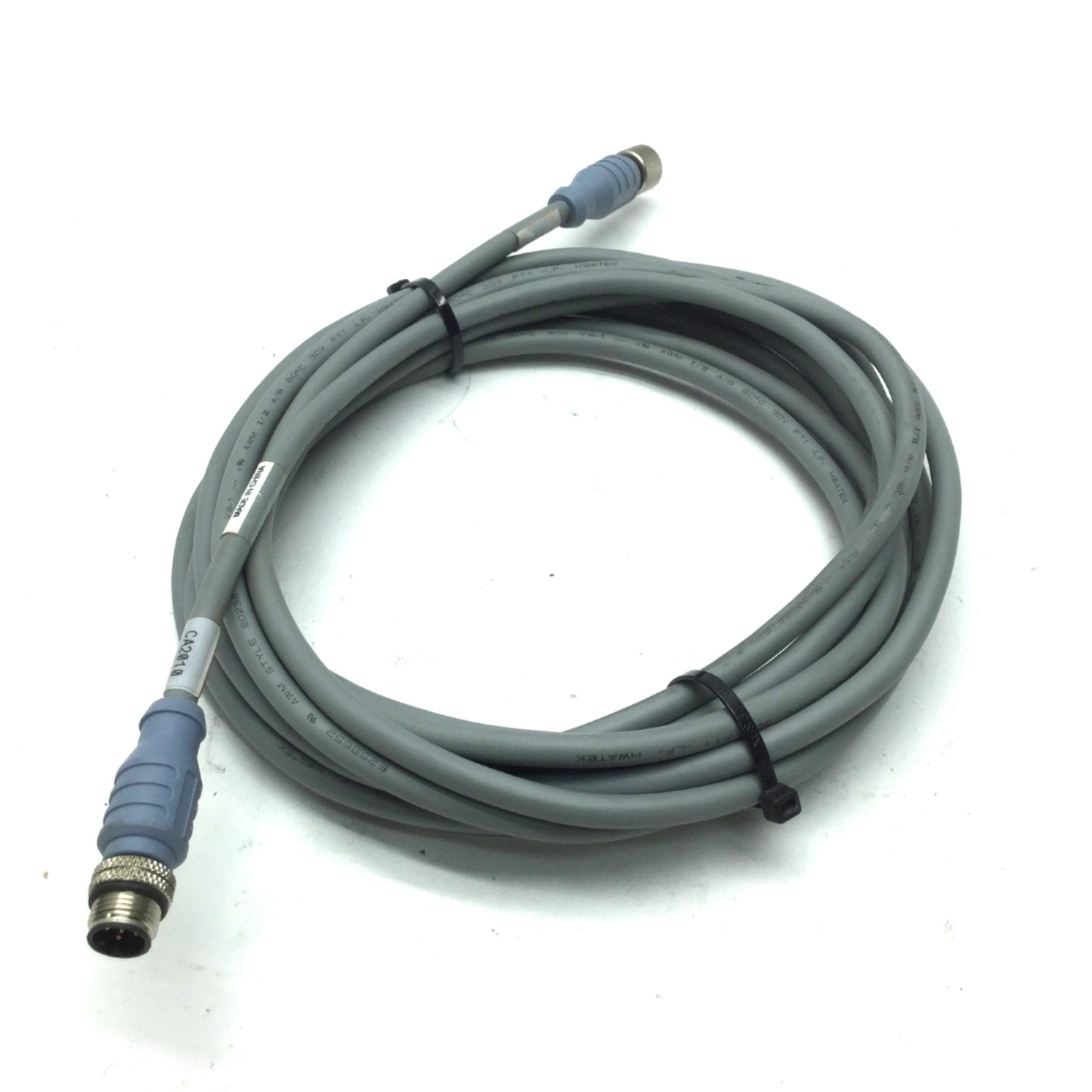 Used Datalogic CBL-1480-05 Camera Cable M12/5P Male to Female Length 5M