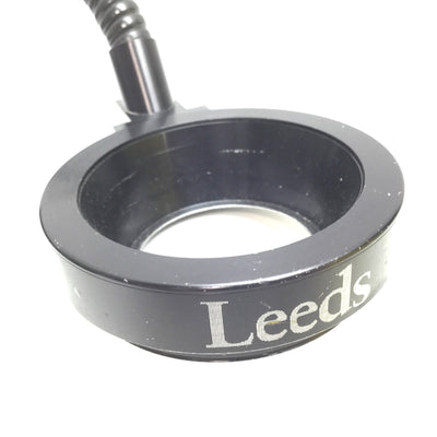 Used Leeds Fiber Optic Microscope Ring Light, ID: 49mm, Length 1.14m 45", Bundle: 9mm