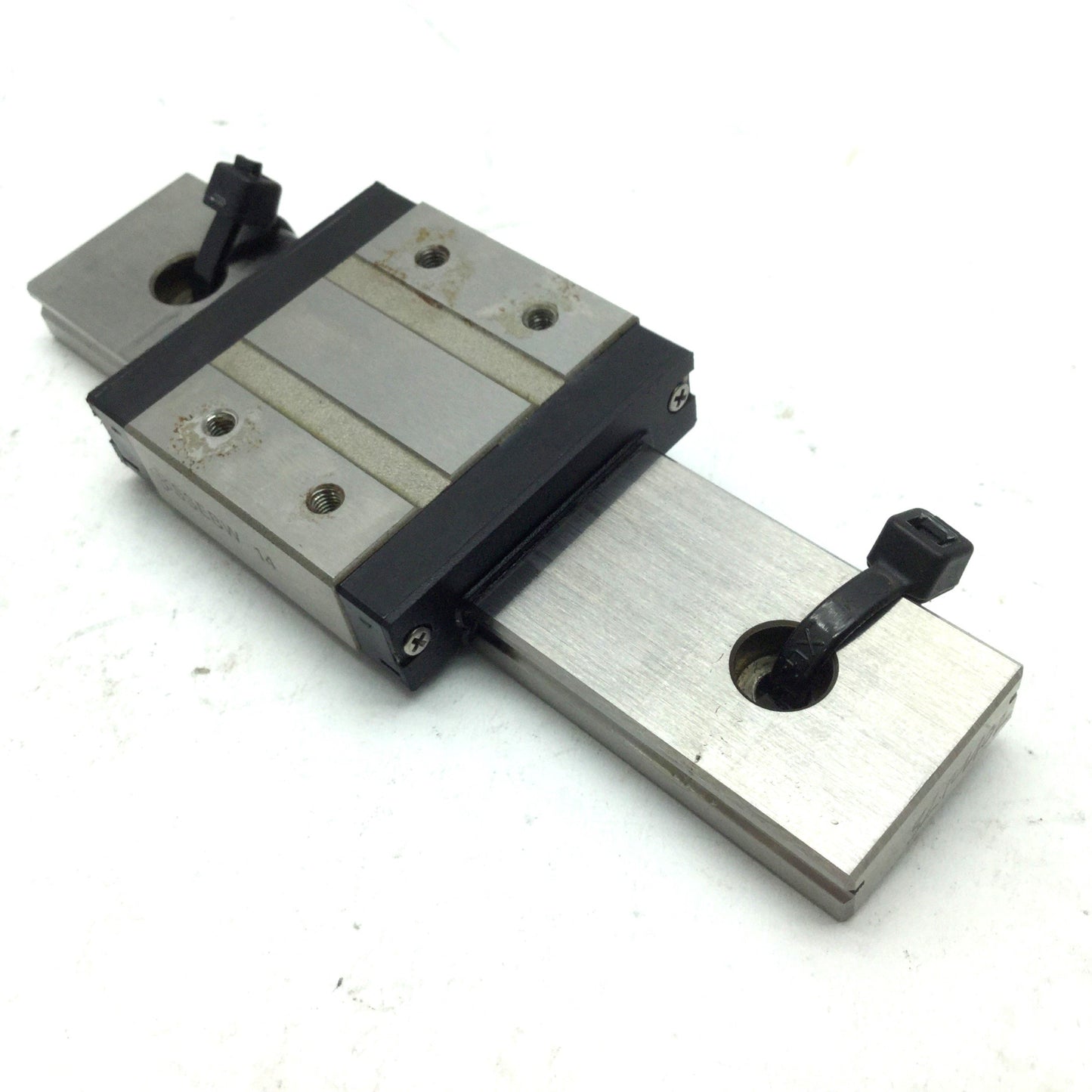 Used MiSUMi SSEBW 14 Ball Bearing Carriage Block Slides, 110mm Linear Guide Rail