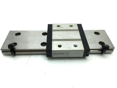 Used MiSUMi SSEBW 16 Ball Bearing Carriage Block Slides, 150mm Linear Guide Rail