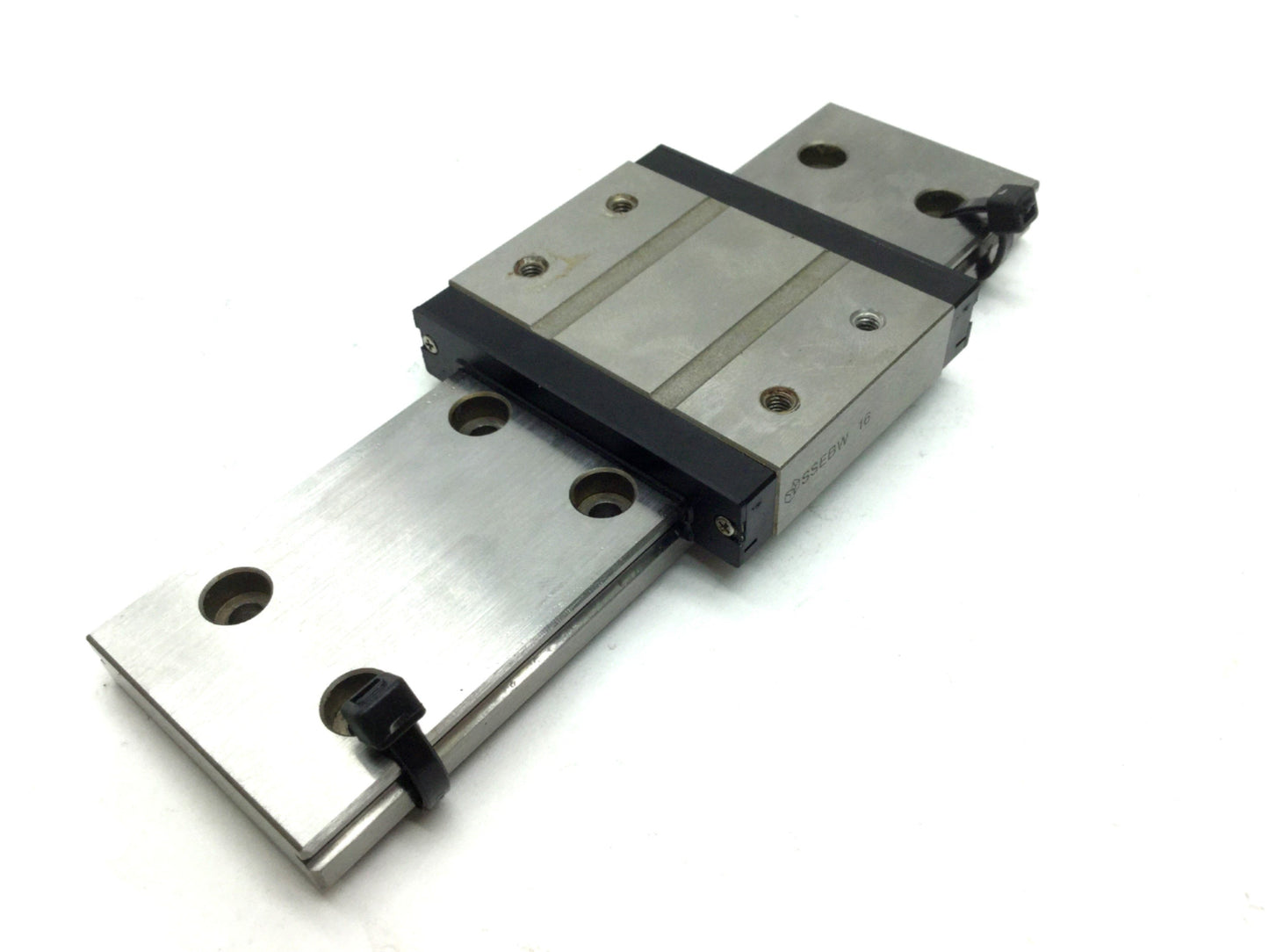 Used MiSUMi SSEBW 16 Ball Bearing Carriage Block Slides, 150mm Linear Guide Rail