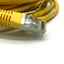 Used Digitus Cat 6A Patch Cord, Yellow, Length: 10M, 26/7 AWG Cat6 Ethernet Cable