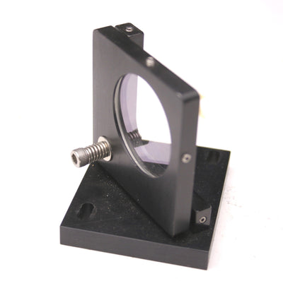 Used 90 Degree Adjustable Laser Mirror Holder, 35mm Diameter, 60mm x 50mm Base