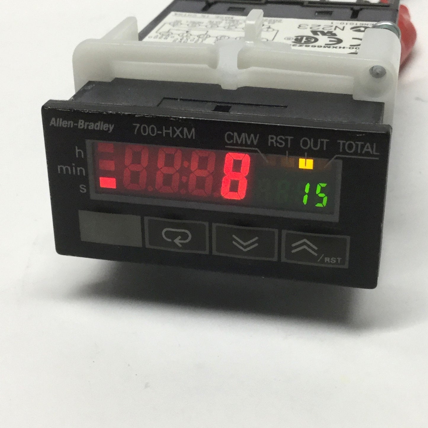 Used Allen Bradley 700-HXM66SZ24 Multi-Function Digital Timing Relay, 5A SPDT 24VDC